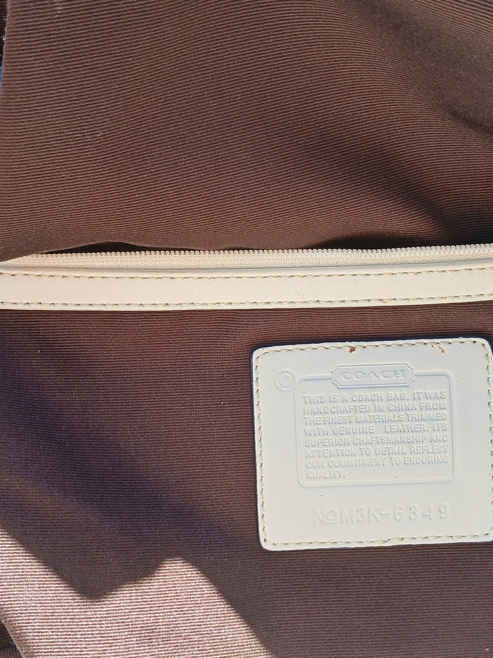 Coach Hard To Find "C" Authentic Sky Blue Signature C Jacquard Hand Bag - Picture 10 of 15